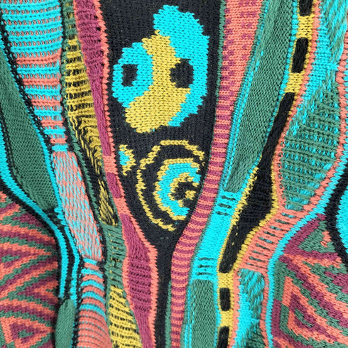 MULGA CLASSICS  90s オーストラリア製 ウール 3D ニット メンズ import:M